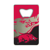 Fan Mats University Of Arkansas Credit Card Bottle Opener 108-F901 Arkansas Razorbacks