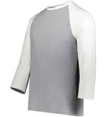 Youth Crew Neck Gameday Vintage 3/4 Raglan Sleeves Tee GREY HEATHER/WHITE Primary