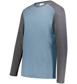 Youth Gameday Vintage Long Sleeve Crew Neck Tee STORM HEATHER/CARBON HEATHER Primary