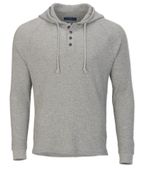 Boxercraft Men's Waffle Knit Pullover Hoodie BM3702 OXFORD HEATHER Primary
