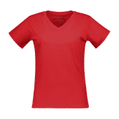Boxercraft Women's V-Neck Tee BW2201 RED Primary