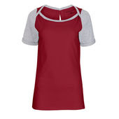 Boxercraft Women's Carefree Tee BW2404 BRCKRED/OXF HTR Primary