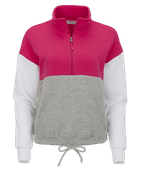 Boxercraft Fleece Colorblock Qtr Zip Jacket BW5206