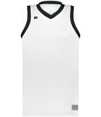 Russell Elite Basketball Jersey Powered By Coolcore 5R3CHM WHITE/BLACK Primary