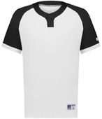 Russell Baseline Covered Placket Baseball Jersey R02X3M