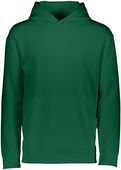 Augusta Youth Wicking Fleece Hoodie 5506 DARK GREEN Primary