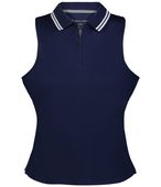 Holloway Ladies Court Sleeveless Polo 223326 NAVY Primary