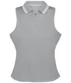 Holloway Ladies Court Sleeveless Polo 223326 PEWTER Primary