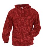 Badger Athletic Fleece Tie-Dye Hood 127500 RED VINTAGE TIE-DYE (BA) Primary
