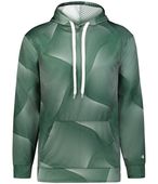 Badger Warp Fleece Hoodie 141300 FOREST WARP (BA) Primary