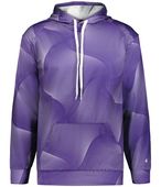 Badger Warp Fleece Hoodie 141300 PURPLE WARP (BA) Primary