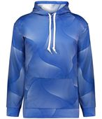 Badger Warp Fleece Hoodie 141300 ROYAL WARP (BA) Primary