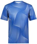 Badger Youth Warp Tee 221300 ROYAL WARP (BA) Primary