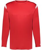 Badger Youth On The Rise Long Sleeve Tee 225300Y RED/WHITE (BA) Primary