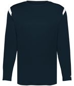 Badger Youth On The Rise Long Sleeve Tee 225300Y NAVY/WHITE (BA) Primary