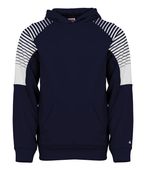 Badger Youth Lineup Hoodie 240500 NAVY/NAVY LINEUP (BA) Primary