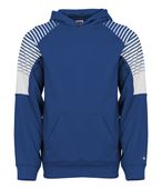 Badger Youth Lineup Hoodie 240500 ROYAL/ROYAL LINEUP (BA) Primary