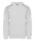 Badger Youth Lineup Hoodie 240500 WHITE/SILVER LINEUP (BA) Primary