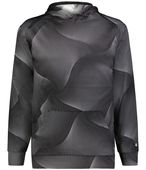 Badger Youth Warp Fleece Hoodie 241300 BLACK WARP (BA) Primary
