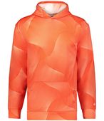 Badger Youth Warp Fleece Hoodie 241300 BURNT ORANGE WARP (BA) Primary
