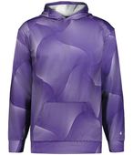 Badger Youth Warp Fleece Hoodie 241300 PURPLE WARP (BA) Primary