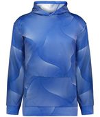 Badger Youth Warp Fleece Hoodie 241300 ROYAL WARP (BA) Primary