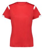 Badger Ladies On The Rise Tee 438000 RED/WHITE (BA) Primary
