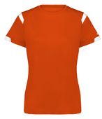 Badger Ladies On The Rise Tee 438000 BT. ORANGE/WHITE (BA) Primary