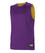 Alleson NBA Reversible Team Basketball Jersey A105BA Outside: PURPLE, Inside: GOLD (BA) Primary