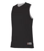 Alleson Girls NBA Reversible Basketball Team Jersey A105BG Outside: BLACK, Inside: WHITE (BA) Primary