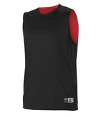 Alleson Youth NBA Reversible Team Jersey A105BY Outside: BLACK, Inside: RED (BA) Primary