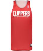 Alleson NBA Reversible Team Basketball Jersey A115LA Outside: RED, Inside: WHITE (CLIPPERS) Primary