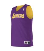 Alleson Youth NBA Reversible Team Basketball Jersey A115LY Outside: PURPLE, Inside: GOLD Primary