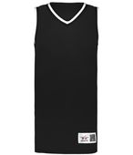 Alleson Retro Basketball Jersey A51000 BLACK/BLACK/WHITE (BA) Primary