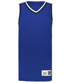 Alleson Youth Retro Basketball Jersey A53000 ROYAL/BLACK/WHITE (BA) Primary