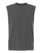 American Apparel Unisex Heavyweight Cotton Garment-Dyed Mid-Length Muscle Tee 207GD FADED BLACK Primary