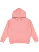 LAT Sportswear Youth Pullover Fleece Hoodie MAUVELOUS Primary