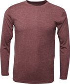 Baw Men's Long Sleeve Xtreme-Tek T-Shirts H.MAROON Primary