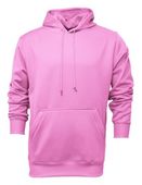 Baw Men's Heather Pullover Hooded Sweatshirts L.PINK Primary