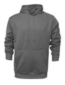 Baw Men's Heather Pullover Hooded Sweatshirts CHARCOAL Primary