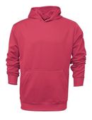 Baw Youth Heather Pullover Hooded Sweatshirts NEON PINK Primary