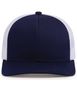 Pacific Headwear 104C Trucker Mesh Baseball Cap TRUE NAVY/WHITE/TRUE NAVY Primary