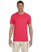 Gildan Softstyle Adult Pre-Shrunk T-Shirts HEATHER RED Primary