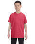 Gildan Heavy Cotton Youth T-Shirts HEATHER RED Primary