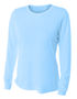 A4 Women's Long Sleeve Performance Crew Shirt NW3002 SKY BLUE Primary