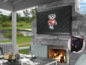 Holland Univ of Wisconsin Badger Logo TV Cover