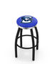 BLACK STOOL/CHROME RING