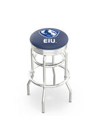 Eastern Illinois U Ribbed Double-Ring Bar Stool