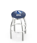 Eastern Illinois Univ Flat Ring Chrome Bar Stool