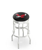 Eastern Washington U Ribbed Double-Ring Bar Stool